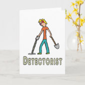 Metalldetektor Karte (Gelbe Blume)