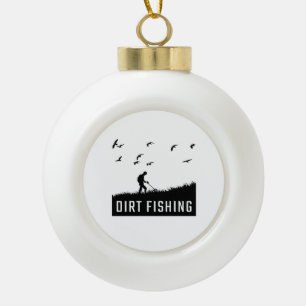 Metalldetektor Keramik Kugel-Ornament