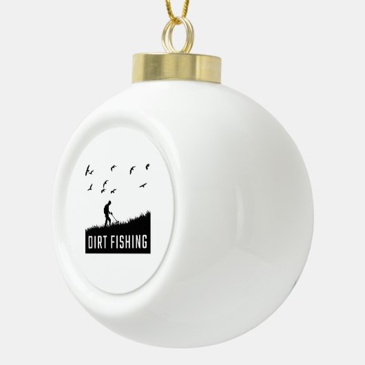 Metalldetektor Keramik Kugel-Ornament (Rechts)