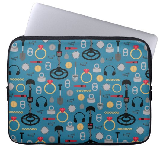 Metalldetektor Laptopschutzhülle (Vorderseite)