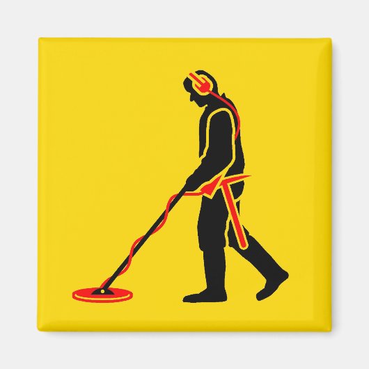 Metalldetektor Magnet (Vorne)