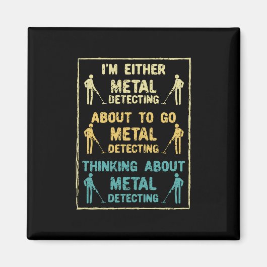 Metalldetektor Magnet (Vorne)