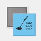 Metalldetektor-Magnet Magnet (Vorderseite/Rückseite)