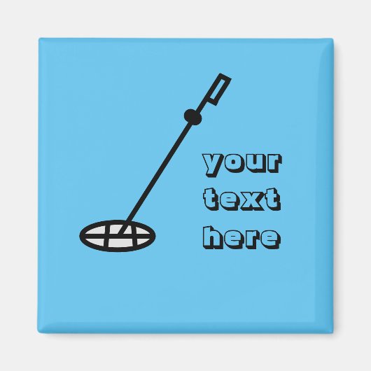 Metalldetektor-Magnet Magnet (Vorne)