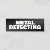 Metalldetektor Mini Visitenkarte (Vorderseite)