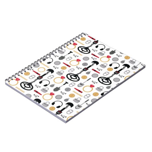 Metalldetektor Notizblock (Linke Seite)