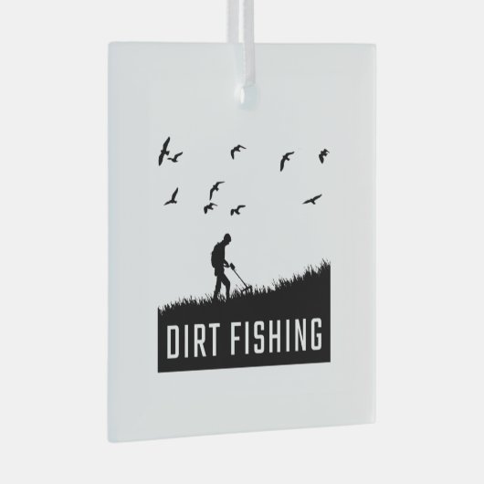 Metalldetektor Ornament Aus Glas (Vorderseite Rechts)