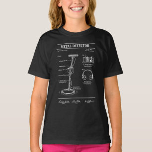 Metalldetektor-Patent-Blueprint T-Shirt
