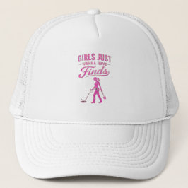 Metalldetektor Pink Lady Truckerkappe