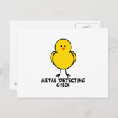 Metalldetektor Postkarte (Vorne/Hinten)