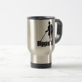 Metalldetektor, Prospektor, Schatzjäger Tasse (VorderseiteRechts)