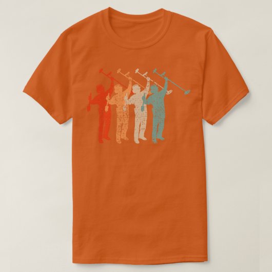 Metalldetektor Retro T-Shirt (Design vorne)