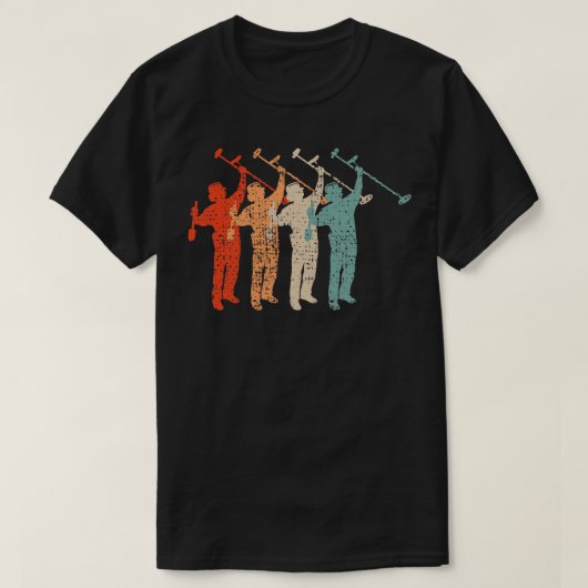 Metalldetektor Retro T-Shirt (Design vorne)