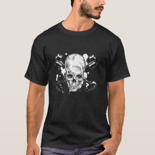 Metalldetektor Skelett - Metalldetektor Schatz T-Shirt