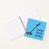 Metalldetektor Spiralnotebook Notizblock (Innenseite)