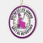Metalldetektor-Sucher  Keramik Ornament (Links)