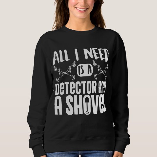 Metalldetektor Sweatshirt (Vorderseite)