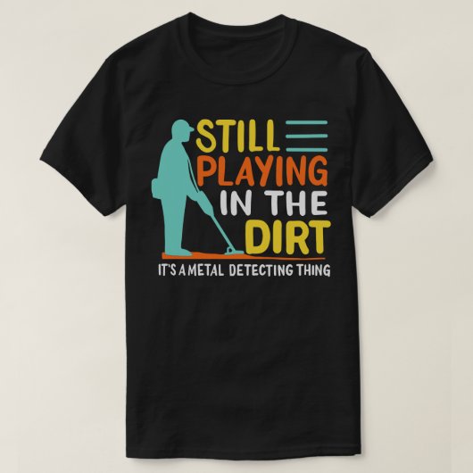 Metalldetektor T-Shirt (Design vorne)