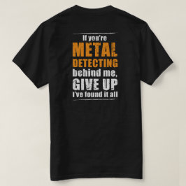 Metalldetektor-T - Shirt für ideale Metalldetektio