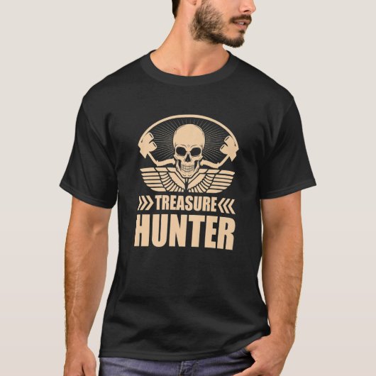 Metalldetektor Treasur T-Shirt (Vorderseite)