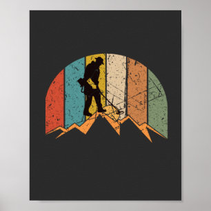 Metalldetektor Vintage Poster