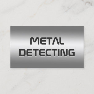 Metalldetektor Visitenkarte
