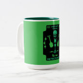 Metalldetektor Zweifarbige Tasse (Vorderseite Links)