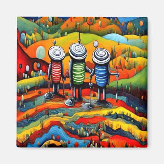 Metalldetektoren Magnet (Vorne)