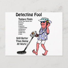 Metalldetektoren Postkarte