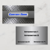 Metalldiamant-Platten-berufliche Geschäfts-Karten Visitenkarte (Vorne/Hinten)