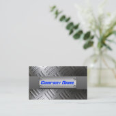 Metalldiamant-Platten-berufliche Geschäfts-Karten Visitenkarte (Stehend Vorderseite)