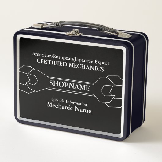 Metalldose/Werkzeugkasten Metall Brotdose (Vorderseite)