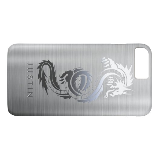 Metalldrache Case-Mate iPhone Hülle (Rückseite (Horizontal))
