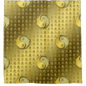 Metalldrache Duschvorhang (Vorderseite)