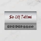 Metalldrache Visitenkarte (Rückseite)