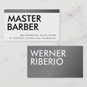 Metalle ähnlich visitenkarte (Vorne/Hinten)