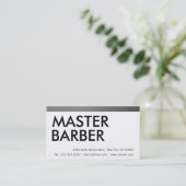 Metalle ähnlich visitenkarte (Stehend Vorderseite)