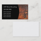 Metalle Recycelnd moderne robuste Visitenkarten Visitenkarte (Vorne/Hinten)