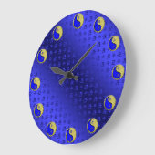 Metallener Ochse Große Wanduhr (Winkel)