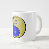 Metallener Ochse Jumbo-Tasse (Vorderseite Rechts)