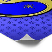Metallener Ochse Poster (Ecke)