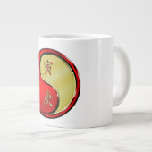 Metallener Tiger Jumbo-Tasse (Vorderseite Rechts)