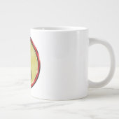 Metallener Tiger Jumbo-Tasse (Rechts)