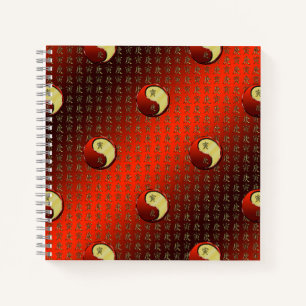 Metallener Tiger Notizblock