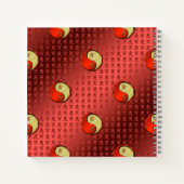 Metallener Tiger Notizblock (Rückseite)