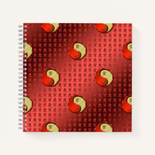 Metallener Tiger Notizblock