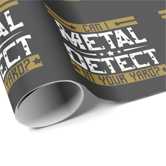Metallentdeckung - kann ich in Ihrem Yard Geschenkpapier (Rolleneckpunkt)