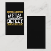 Metallentdeckung - kann ich in Ihrem Yard Visitenkarte (Vorne/Hinten)