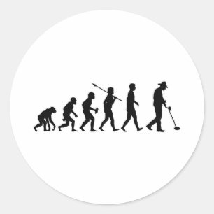 Metallentdeckung Runder Aufkleber