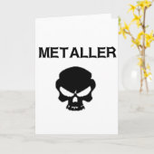 Metaller Karte (Gelbe Blume)